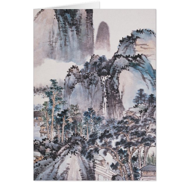 Cartão Vida nas montanhas (Frente)