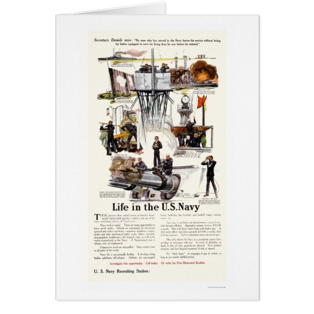 Cartão Vida no marinho de E.U. (Frente)