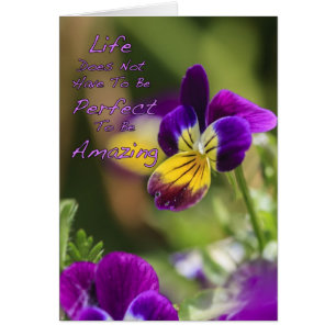 Cartão Vida perfeitamente surpreendente