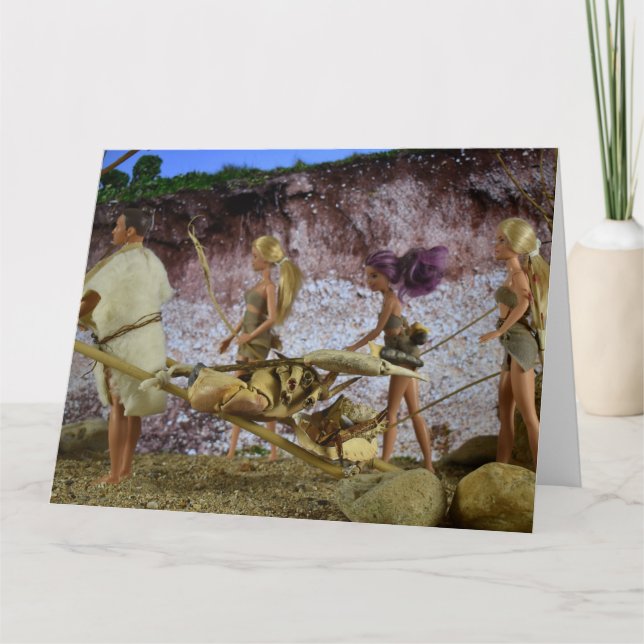 Cartão Vida Pré-Histórica. Carta (Frente)