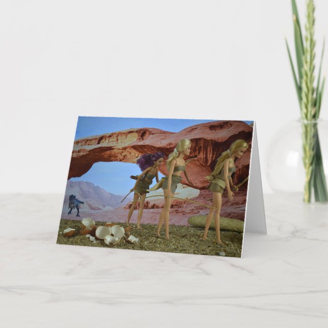 Cartão Vida Pré-Histórica. Carta (Frente)