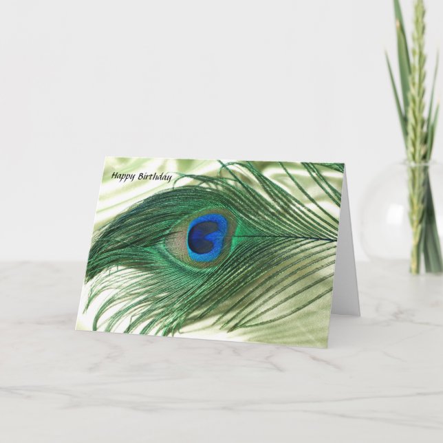 Cartão Vida Útil de Peacock da Apple Verde (Frente)