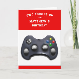 Cartão vídeo de aniversário personalizado para jogador