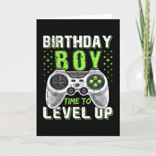 Cartão Vídeo Game de Aniversário Level Up - Clic Fit 