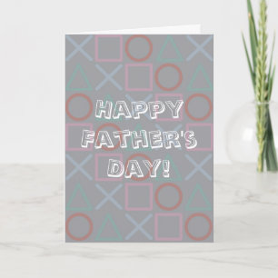 Cartão Video Game Father's Day Card