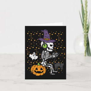 Cartão Vídeo Gamer Skeleton Halloween Costume Men Ki