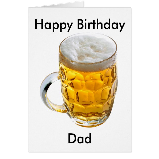 Cartão Vidro do Carro de Cerveja (Frente)