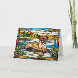 Cartão Vidro do Retriever Bay de Chesapeake