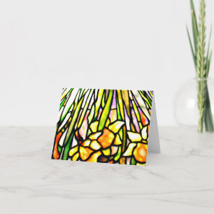 Cartão Vidro-Louis Notecard-Manchado Tiffany 6