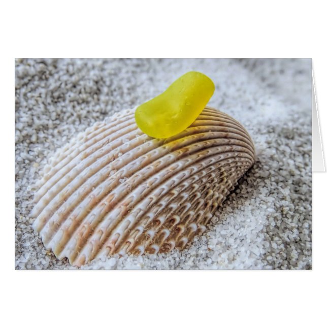 Cartão Vidro marinho amarelo (Frente Horizontal)