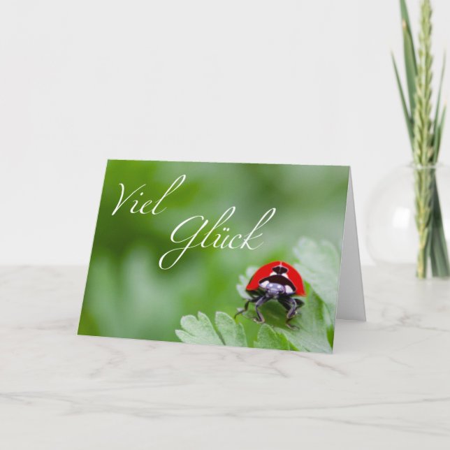 Cartão Viel Glück, assediadores em Corona-Zeiten! (Frente)