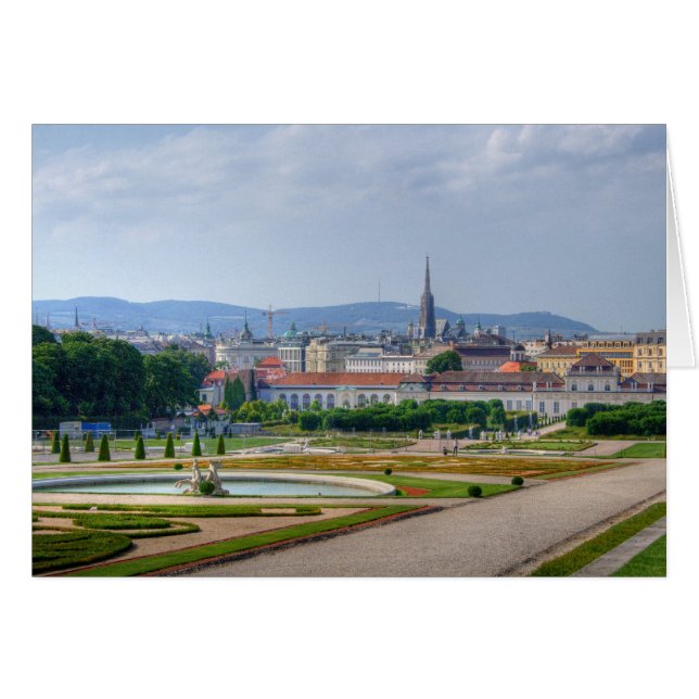 Cartão Viena, Áustria (Frente Horizontal)