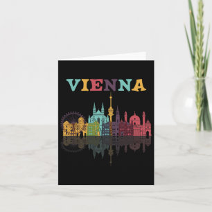 Cartão Viena Áustria Família Férias Austríacas Camiseta E