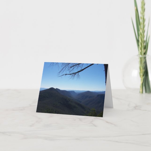 Cartão View of Linville Gorge (Frente)