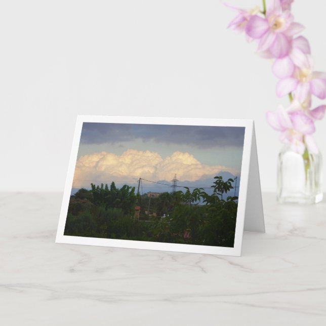 Cartão View of San Miguel Monastery, Valencia, Spain (Orquídea)