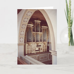 Cartão View of the Organ in the church at Rotha