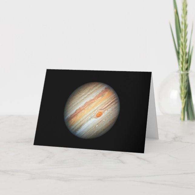 Cartão View of the Planet Jupiter (Hubble Telescope) (Frente)