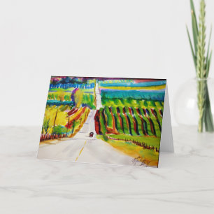 Cartão "View Over Lewis Hill"