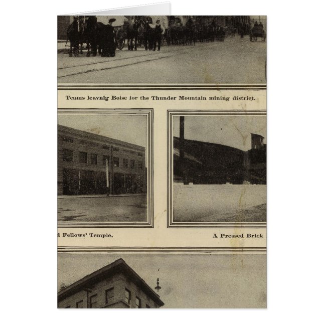 Cartão Views, Boise, Idaho (Frente)