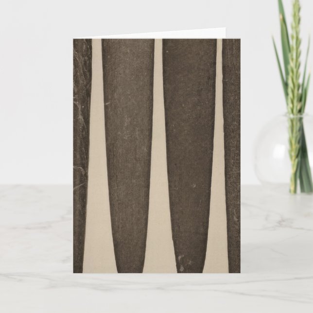 Cartão VII Tubos de pedra, Então Calif (Frente)