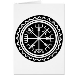 Cartão Viking Vegvisir Compass