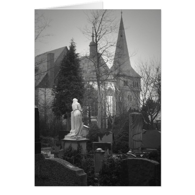 Cartão Vila Igreja e Cemitério (Frente)