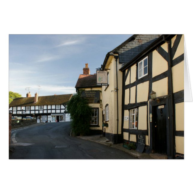 Cartão Vila inglesa (Frente horizontal)