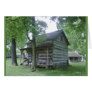 Cartão Vila pioneira de Lincoln, Rockport, Indiana