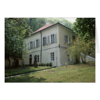 Cartão Villa Bertramka-Mozart-Prague