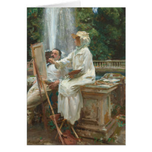 Cartão Villa Torlonia Frascati, Itália por Sargent
