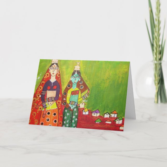 Cartão Village Girls (Frente)