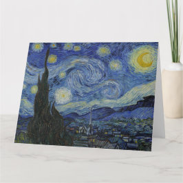 Cartão Vincent Van Gogh, A Noite Estrelada