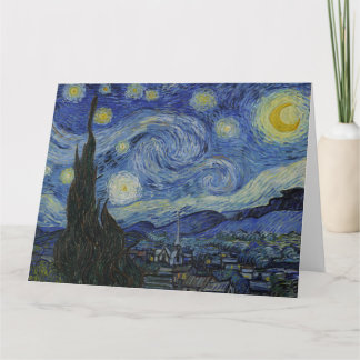 Cartão Vincent Van Gogh, A Noite Estrelada