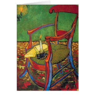 Cartão Vincent van Gogh - a poltrona de Paul Gauguin
