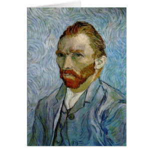 Cartão Vincent Van Gogh autorretrato