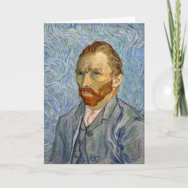 Cartão Vincent Van Gogh - Autorretrato (Frente)