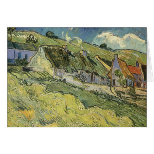 Cartão Vincent van Gogh - Cabanas de Palha