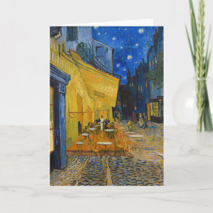 Cartão Vincent van Gogh - Cafe Terrace at Night