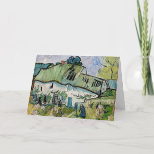 Cartão Vincent van Gogh - Casa de Campo com Duas Figuras