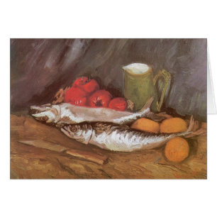 Cartão Vincent van Gogh - Cavalas, Limões e Tomates