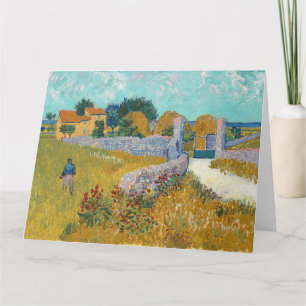 Cartão Vincent Van Gogh, Farmhouse in Provence