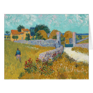 Cartão Vincent Van Gogh, Farmhouse in Provence