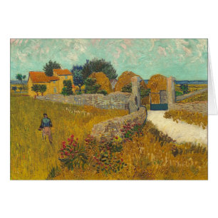 Cartão Vincent van Gogh Farmhouse in Provence, 1888