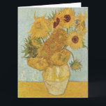Cartão Vincent Van Gogh - Girassóis, 3ª versão<br><div class="desc">Vincent Van Gogh - Girassóis,  Sonnenblumen,  terceira versão,  1888.</div>