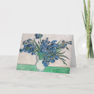 Cartão Vincent van Gogh - Irrises