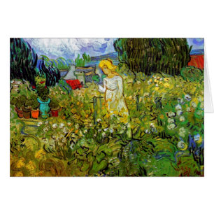 Cartão Vincent Van Gogh - Marguerite Gachet No Jardim