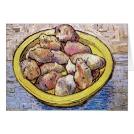 Cartão Vincent Van Gogh - Natureza Morta Batatas Arte Fin