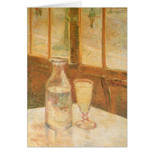 Cartão Vincent van Gogh - Natureza-morta com absinto
