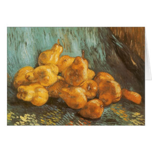 Cartão Vincent van Gogh - Natureza Morta com Peras Marmel