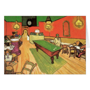Cartão Vincent Van Gogh - O Café Noturno em Arles
